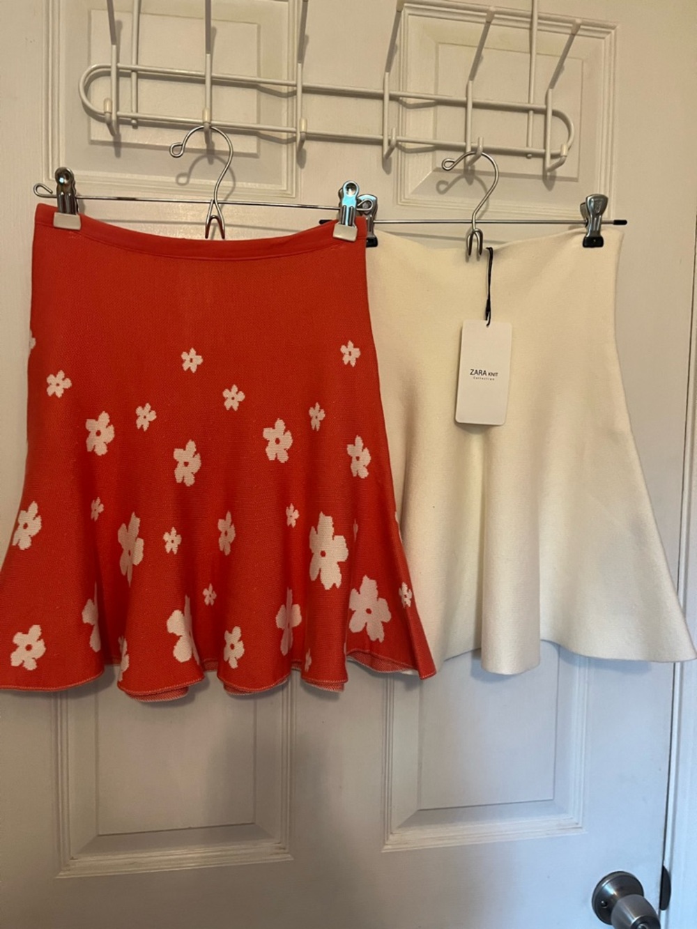 Girls size medium light knit skirts